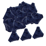 Maxbell 50Pcs Nonwoven SPA Disposable Underwear Travel Panties Brief for Women Blue