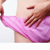 Max 50Pcs Nonwoven SPA Disposable Underwear Travel Panties Brief for Women Pink