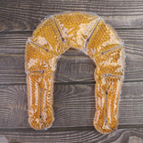 Max Reusable Hot Cold Therapy Pack with Gel Beads Ice Pack for Neck Pain Orange