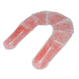 Max Reusable Hot Cold Therapy Pack with Gel Beads Ice Pack for Neck Pain Pink