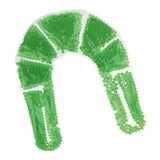 Max Reusable Hot Cold Therapy Pack with Gel Beads Ice Pack for Neck Pain Green