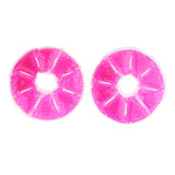 Max 2 Pieces Big Round Thermal Gel Pads for Nursing Mothers Suitable Crimson