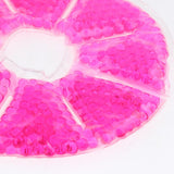 Max 2 Pieces Big Round Thermal Gel Pads for Nursing Mothers Suitable Crimson