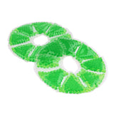 Max 2 Pieces Big Round Thermal Gel Pads for Nursing Mothers Suitable Green