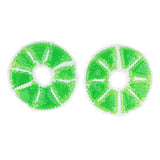 Max 2 Pieces Big Round Thermal Gel Pads for Nursing Mothers Suitable Green