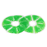 Max 2 Pieces Big Round Thermal Gel Pads for Nursing Mothers Suitable Green