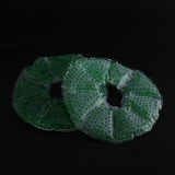 Max 2 Pieces Big Round Thermal Gel Pads for Nursing Mothers Suitable Green