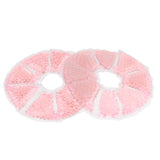 Max 2 Pieces Big Round Thermal Gel Pads for Nursing Mothers Suitable Pink