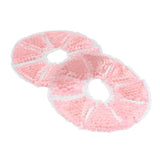 Max 2 Pieces Big Round Thermal Gel Pads for Nursing Mothers Suitable Pink