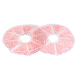 Max 2 Pieces Big Round Thermal Gel Pads for Nursing Mothers Suitable Pink