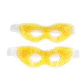 Max 2Pcs Soft Gel Ice Eye Mask Hot Cold Compress Pack Ice Eye Mask Gold