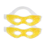 Max 2Pcs Soft Gel Ice Eye Mask Hot Cold Compress Pack Ice Eye Mask Gold