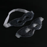 Max 2Pcs Soft Gel Ice Eye Mask Hot Cold Compress Pack Ice Eye Mask Black