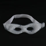 Max 2Pcs Soft Gel Ice Eye Mask Hot Cold Compress Pack Ice Eye Mask White