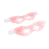 Max 2Pcs Soft Gel Ice Eye Mask Hot Cold Compress Pack Ice Eye Mask Pink