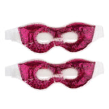 Max 2 Pieces Gel Eye Mask Cold Pack for Reduces Dry Puffy Relieves Dark Circles