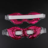 Max 2 Pieces Gel Eye Mask Cold Pack for Reduces Dry Puffy Relieves Dark Circles