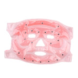 Max Hot and Cold Therapy Facial Mask Stress Relief Reduces Eye Puffiness Pink