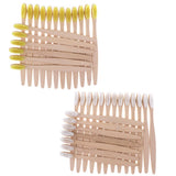 Max 20 Pieces Natural Organic Bamboo Toothbrush Tooth Brush For Women Men 04