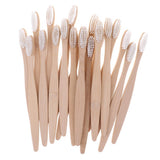 Max 20 Pieces Natural Organic Bamboo Toothbrush Tooth Brush For Women Men 04