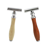 Maxbell Classic Double Edge Safety Razor Vintage Shaver Aluminium Alloy Beige