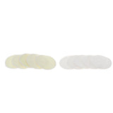 Maxbell 5 Pieces 12cm Reusable Round Organic Bamboo Nursing Pads Breast Pads Yellow