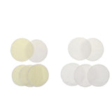 Maxbell 5 Pieces 12cm Reusable Round Organic Bamboo Nursing Pads Breast Pads Yellow