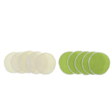 Maxbell 5 Pieces 12cm Reusable Round Organic Bamboo Nursing Pads Breast Pads Yellow