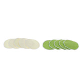 Maxbell 5 Pieces 12cm Reusable Round Organic Bamboo Nursing Pads Breast Pads Yellow