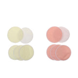 Maxbell 5 Pieces 12cm Reusable Round Organic Bamboo Nursing Pads Breast Pads Yellow