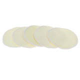 Maxbell 5 Pieces 12cm Reusable Round Organic Bamboo Nursing Pads Breast Pads Yellow