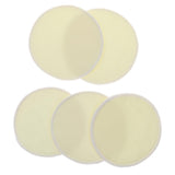Maxbell 5 Pieces 12cm Reusable Round Organic Bamboo Nursing Pads Breast Pads Yellow