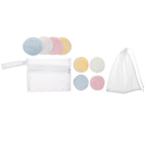 Maxbell 4Pcs Reusable Facial Remover Cleaning Pads for Face with Laundry Bag L