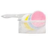 Maxbell 16 Pieces Reusable Bamboo Cotton Makeup Remover Pads with Zipper Mesh Bag