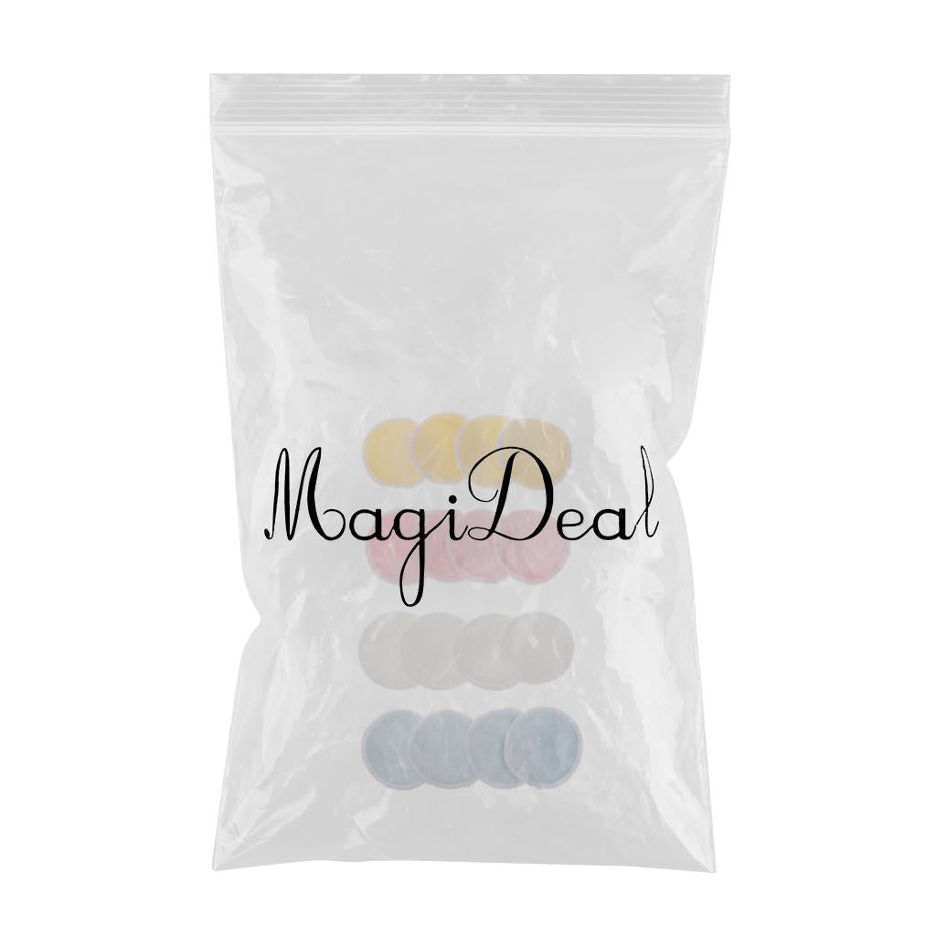 Maxbell 16 Pieces Reusable Bamboo Cotton Makeup Remover Pads with Zipper Mesh Bag