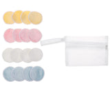 Maxbell 16 Pieces Reusable Bamboo Cotton Makeup Remover Pads with Zipper Mesh Bag