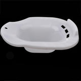 Maxbell Toilet Sitz Bath Tub Hip Basin for Pregnant Women Hemorrhoid Patients White