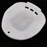 Maxbell Toilet Sitz Bath Tub Hip Basin for Pregnant Women Hemorrhoid Patients White