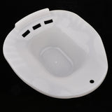 Maxbell Toilet Sitz Bath Tub Hip Basin for Pregnant Women Hemorrhoid Patients White