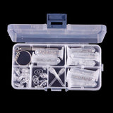 Eyeglass Sunglasses Micro Screwdriver Screws Nuts Nose Pads PVC Caps Temple Tips Optical Repair Tools Kit