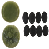 8 Pieces Energy Stone Volcanic Hot Stone SPA Oil Massage Health Equipment