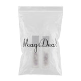 Max 2Pcs Empty 10ML Frosted Glass Essential Oil Roller Bottle Amethyst