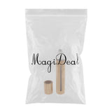 15ML Empty Bamboo Shell PP Perfume Roller Ball Bottle Case Steel Bead Head