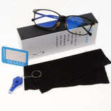 Blue Light Blocking Glasses Computer Use Anti Eyestrain Eyeglass Black