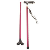 Max Anti Shock Trekking Poles Folding Hiking Walking Stick with Ground Nail