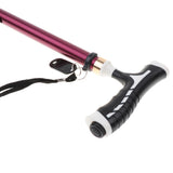 Max Anti Shock Trekking Poles Folding Hiking Walking Stick with Ground Nail
