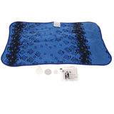 Max Ice Water Pillow Summer Cooling Cushion Mat for Home Car Office Dark Blue