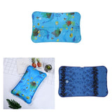 Max Ice Water Pillow Summer Cooling Cushion Mat for Home Car Office Dark Blue