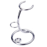 Max Deluxe Shaving Holder Stand for Men's Straight Razor Brush Organizer Silver