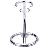 Max Deluxe Shaving Holder Stand for Men's Straight Razor Brush Organizer Silver